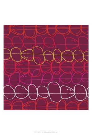 Framed Red Fall IV Print
