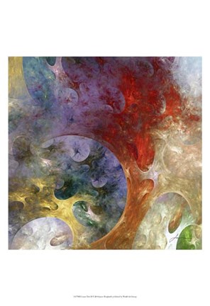 Framed Lunar Tiles II Print