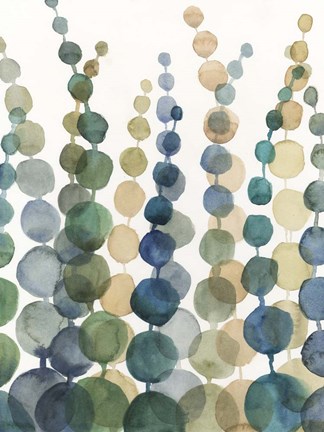 Framed Pompom Botanical I Print