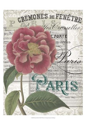 Framed Musical Paris III Print