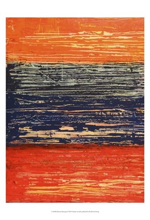 Framed Electric Morning I Print