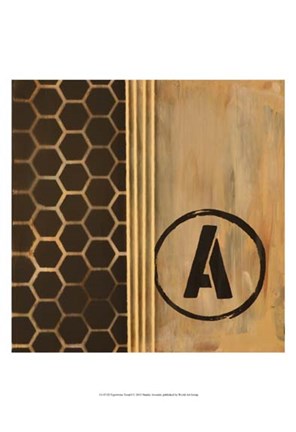 Framed Typewriter Tread I Print