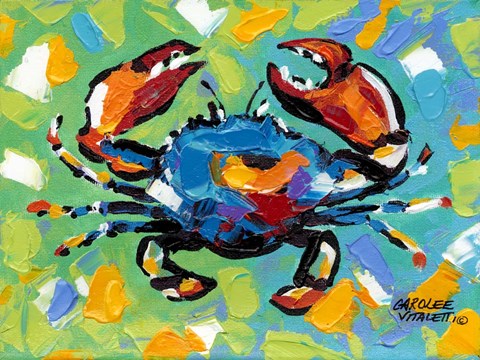 Framed Seaside Crab II Print