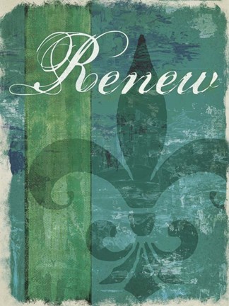 Framed Renew - Unwind I Print
