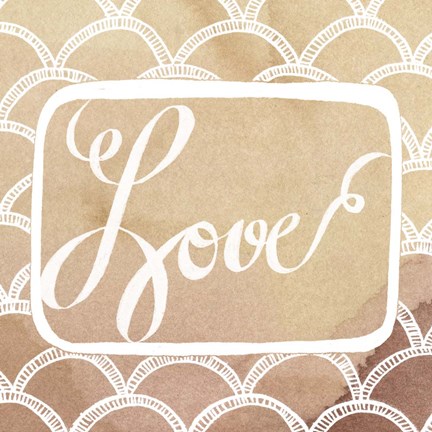 Framed Inspired Watercolors III Print