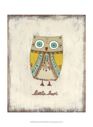 Framed Hoots II Print