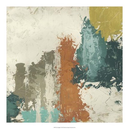 Framed City Signals I Print