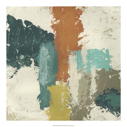 Framed City Signals II Print