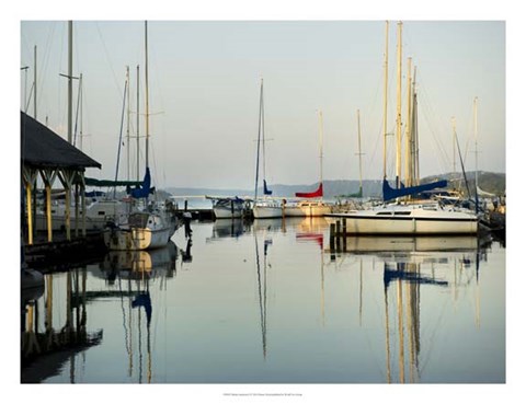 Framed Marina Sundown I Print