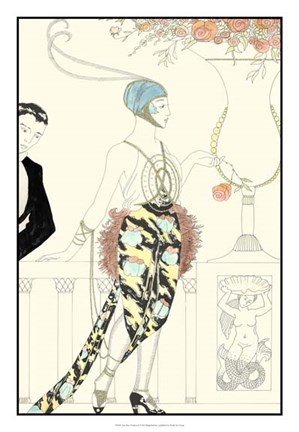 Framed Arte Deco Fashion II Print