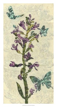 Framed Spring Collage I Print