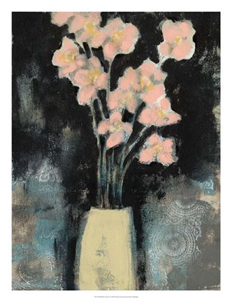 Framed Wildflower Stems I Print