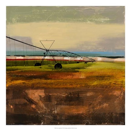 Framed Texas Agriculture Print