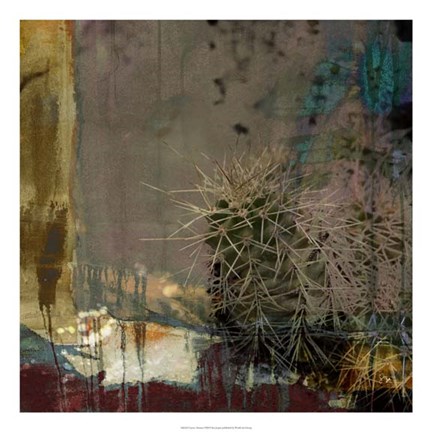 Framed Cactus Abstract Print