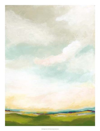 Framed Bright Vista II Print