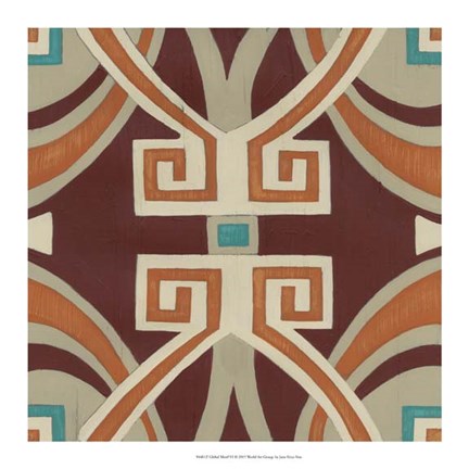 Framed Global Motif VI Print