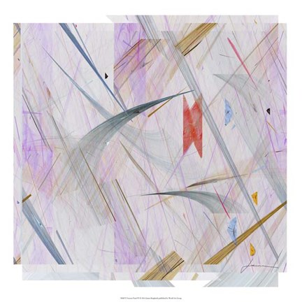 Framed Vectora Panel IV Print