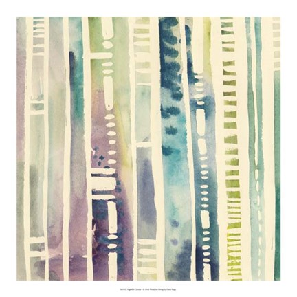 Framed Nightfall Cascade I Print