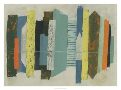 Framed Urban Echo I Print