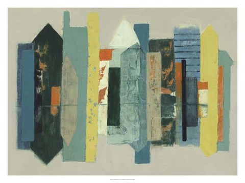 Framed Urban Echo II Print