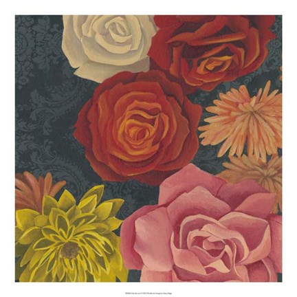 Framed Flor de Luz I Print