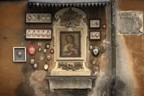 Framed Madonna Grotto Print