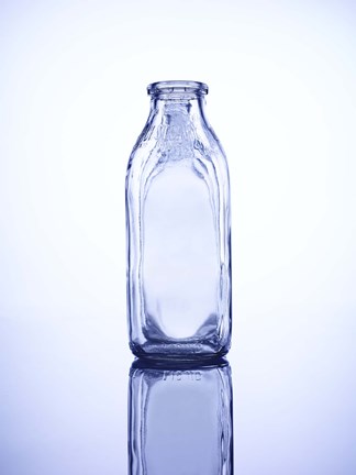 Framed Milk Bottle Print
