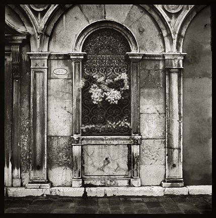 Framed Venice Window Print