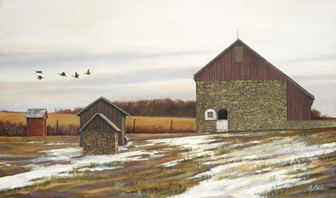 Framed Autumn Flight Print