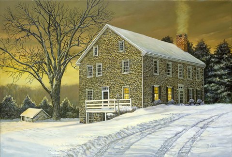 Framed Mill House Print