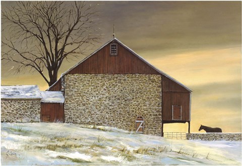 Framed Mare's Morning Print