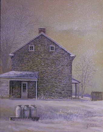 Framed Morning Flurries Print