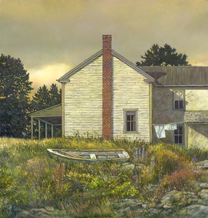 Framed Hupper&#39;s Pt Print