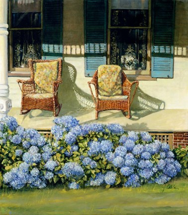 Framed Vintage Wicker Print