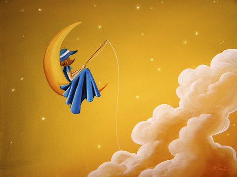 Framed Blue Moon Print