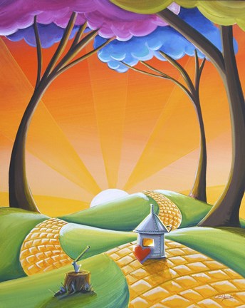 Framed There&#39;s No Place Like Home Print