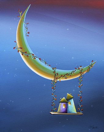 Framed Another Moonlight Serenade Print