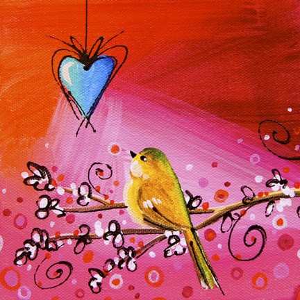 Framed Song Bird IX Print