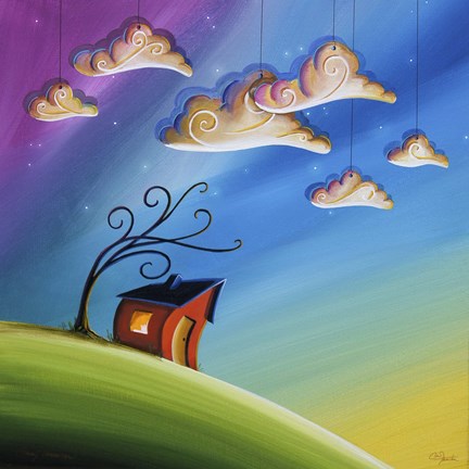 Framed Song at Sunset Print