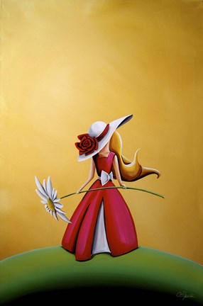 Framed Flower Girl Print