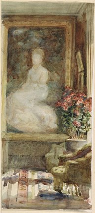 Framed Interior Of A Salon Print