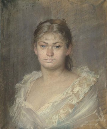 Framed Portrait Of The Comtesse Dina De Toulouse-Lautrec, 1883 Print