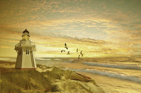 Framed Pacific Sunset 6 Print