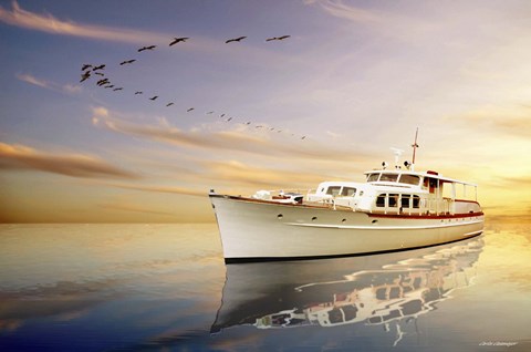 Framed Summer Sunset Print