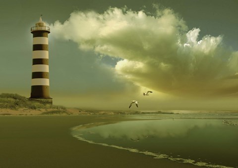 Framed Pacific Sunset 7 Print