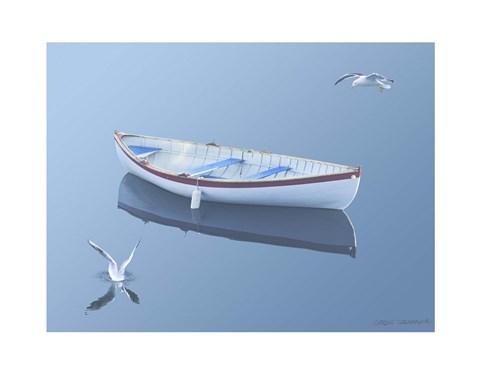 Framed Blue Dream 1 Print