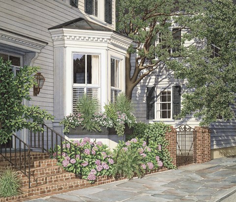 Framed Charleston Stroll Print