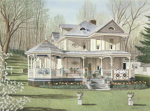 Framed Springtime at Irena's Print