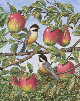 Framed Grandfather&#39;s Seasons Fall Print