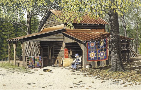 Framed Hubie's Place Print